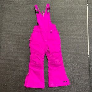 Girls hot pink lands end snow pants!